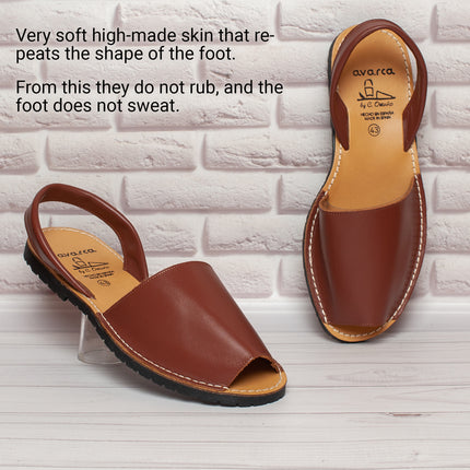 ZORIANA Brown Espadrilles Sandals for Women