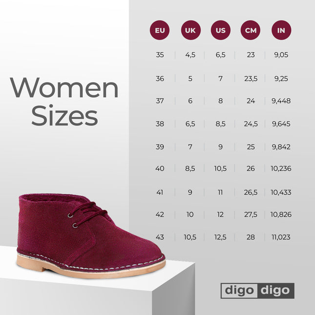 Digo Digo Hiking Maroon Boots for Women