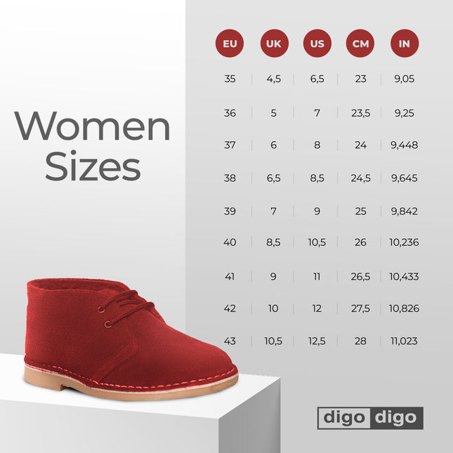 Digo Digo Hiking Red Boots for Women
