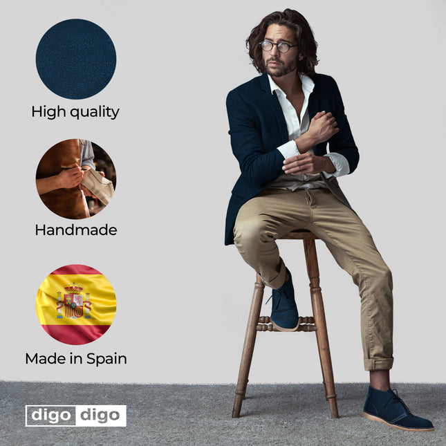 Digo Digo Desert Blue Boots for Men