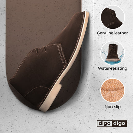 Digo Digo Desert Suede Brown Boots for Men