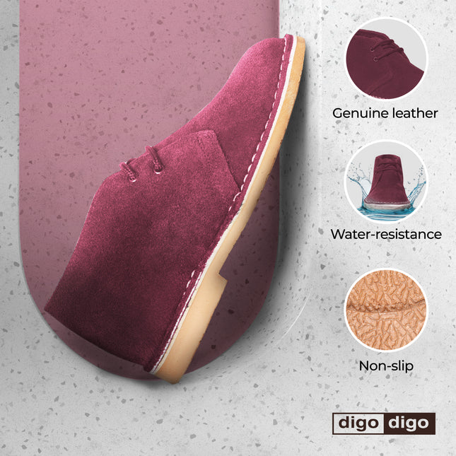 Digo Digo Hiking Maroon Boots for Women