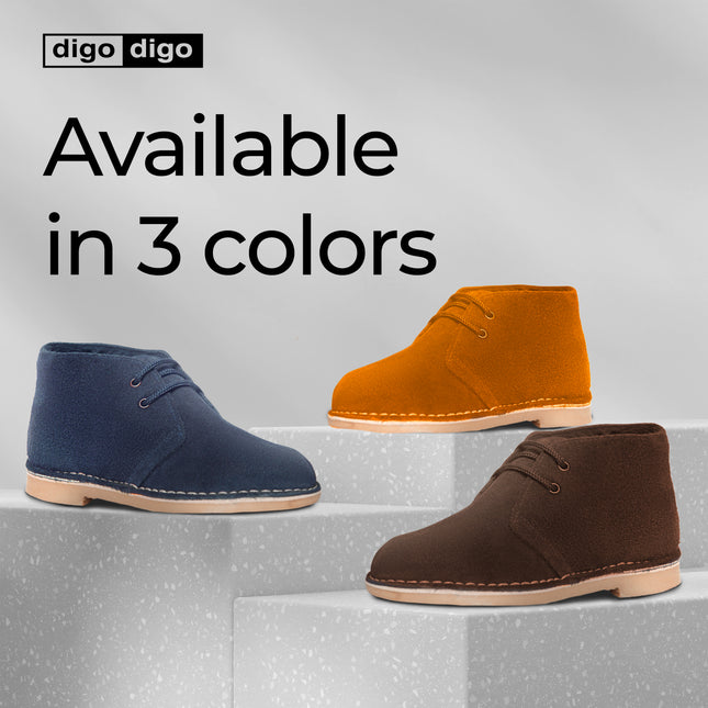 Digo Digo Desert Chukka Blue Boots for Men