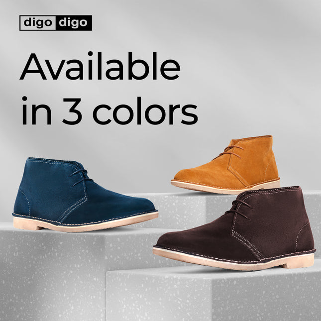 Digo Digo Desert Suede Brown Boots for Men