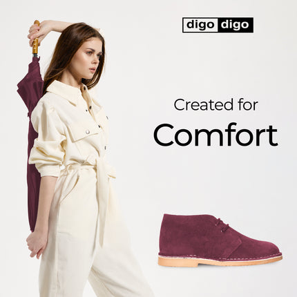 Digo Digo Hiking Maroon Boots for Women