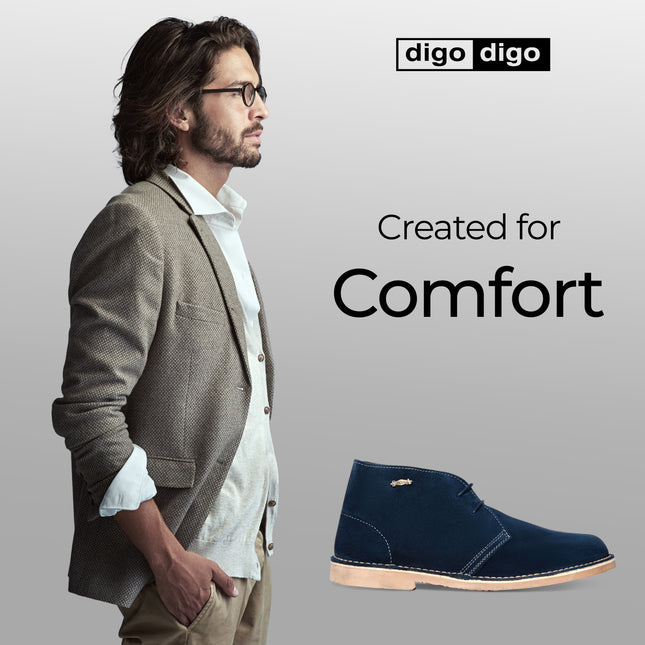 Digo Digo Desert Blue Boots for Men