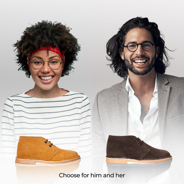 Digo Digo Hiking Chukka Brown Boots for Men