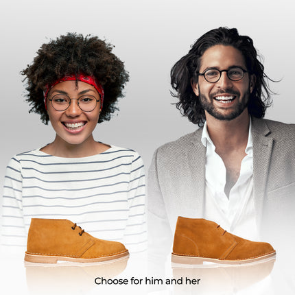 Digo Digo Desert Suede Ginger Boots for Men