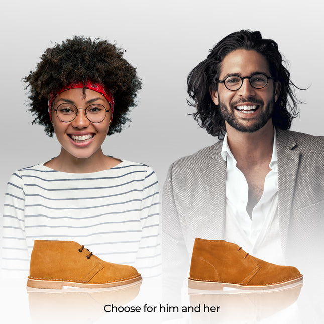 Digo Digo Desert Suede Ginger Boots for Men