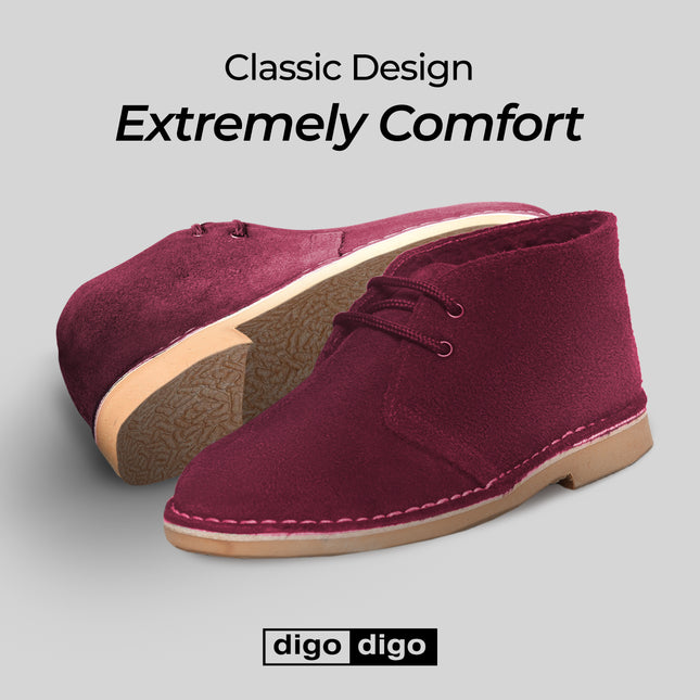 Digo Digo Hiking Maroon Boots for Women