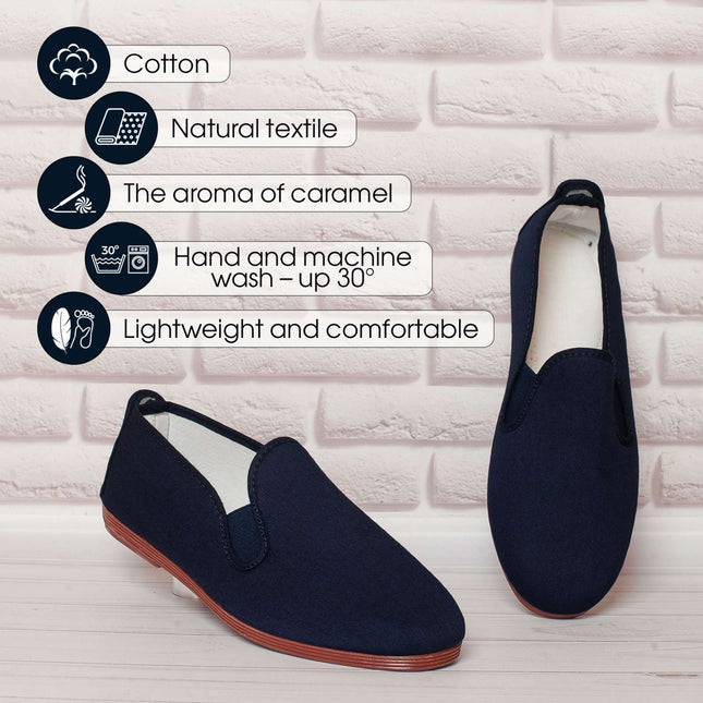 Spanish Javer Blue Loafers for Men