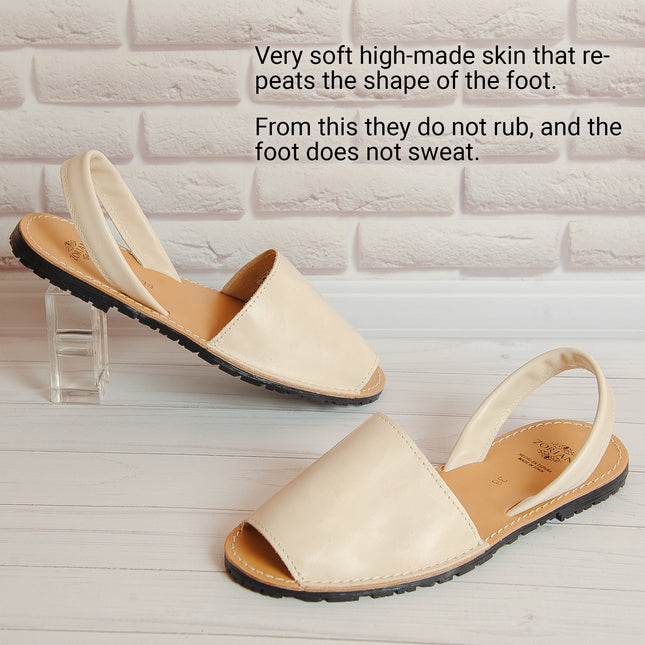ZORIANA Beige Espadrilles Sandals for Women