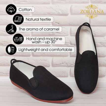 Comfortable Black Loafers for Women