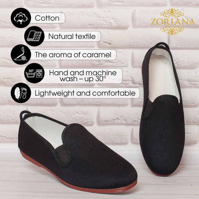 Comfortable Black Loafers for Women