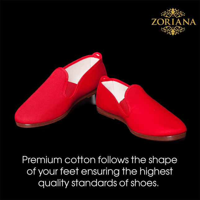 Comfortable Red Loafers for Women