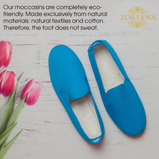 Comfortable Turqouise Loafers for Boys and Girls