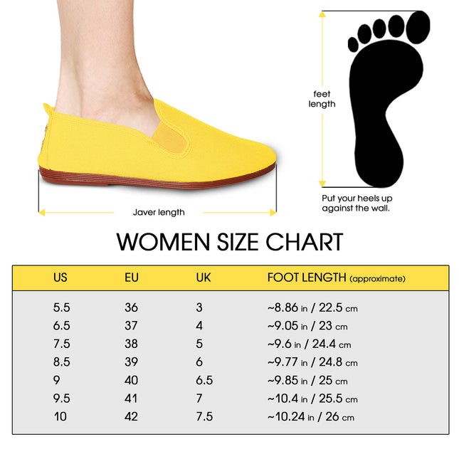 Comfortable Yellow Loafers for Women