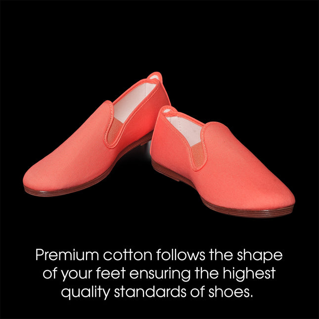 Comfortable Coral Loafers for Women