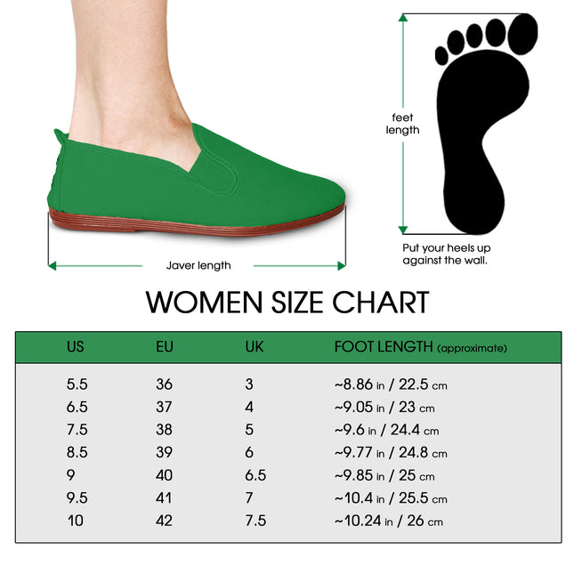 Comfortable Green Loafers for Women