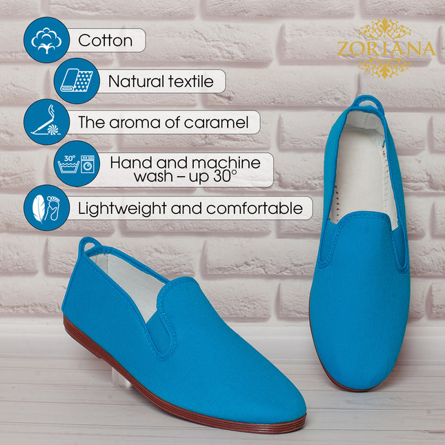Comfortable Turqouise Loafers for Boys and Girls