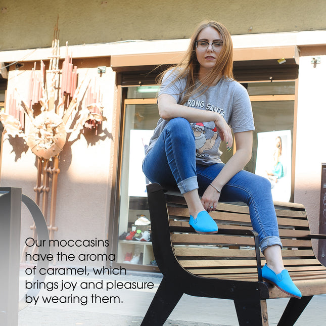 Comfortable Turquoise Loafers for Women