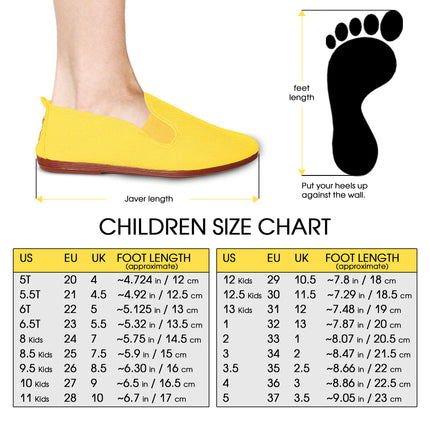 Comfortable Yellow Loafers for Boys and Girls